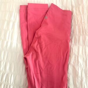 Lululemon sonic pink align 25” leggings